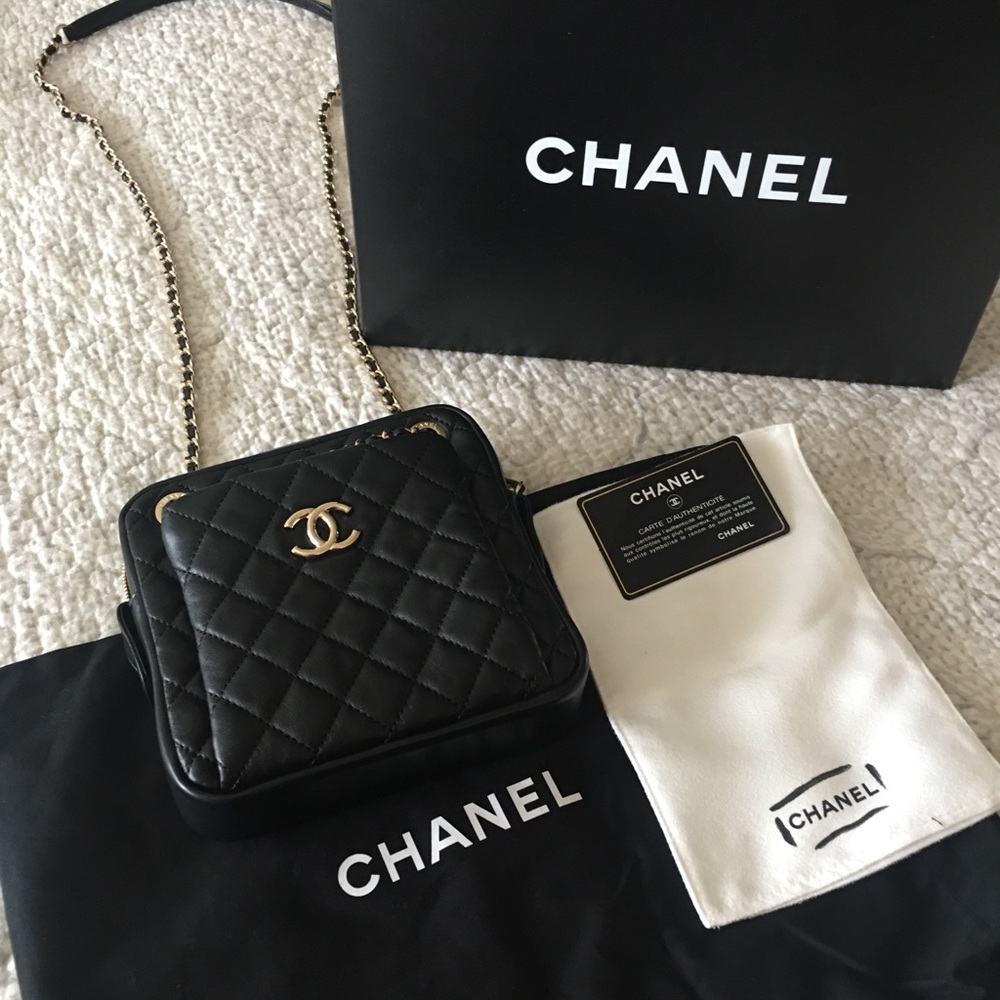 BRAND NEW crossbody black Chanel bag